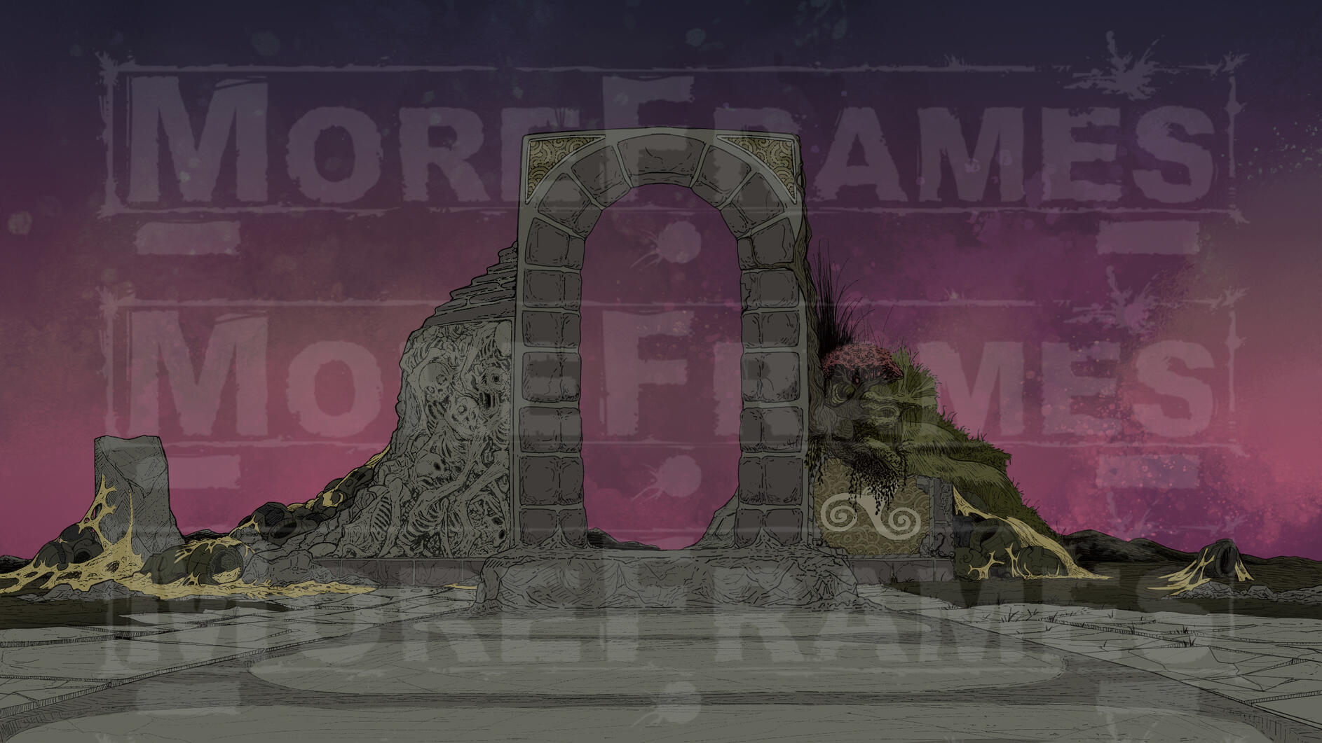 Background 1 - Illustration by MoreFrames Studio; Coloring by myself