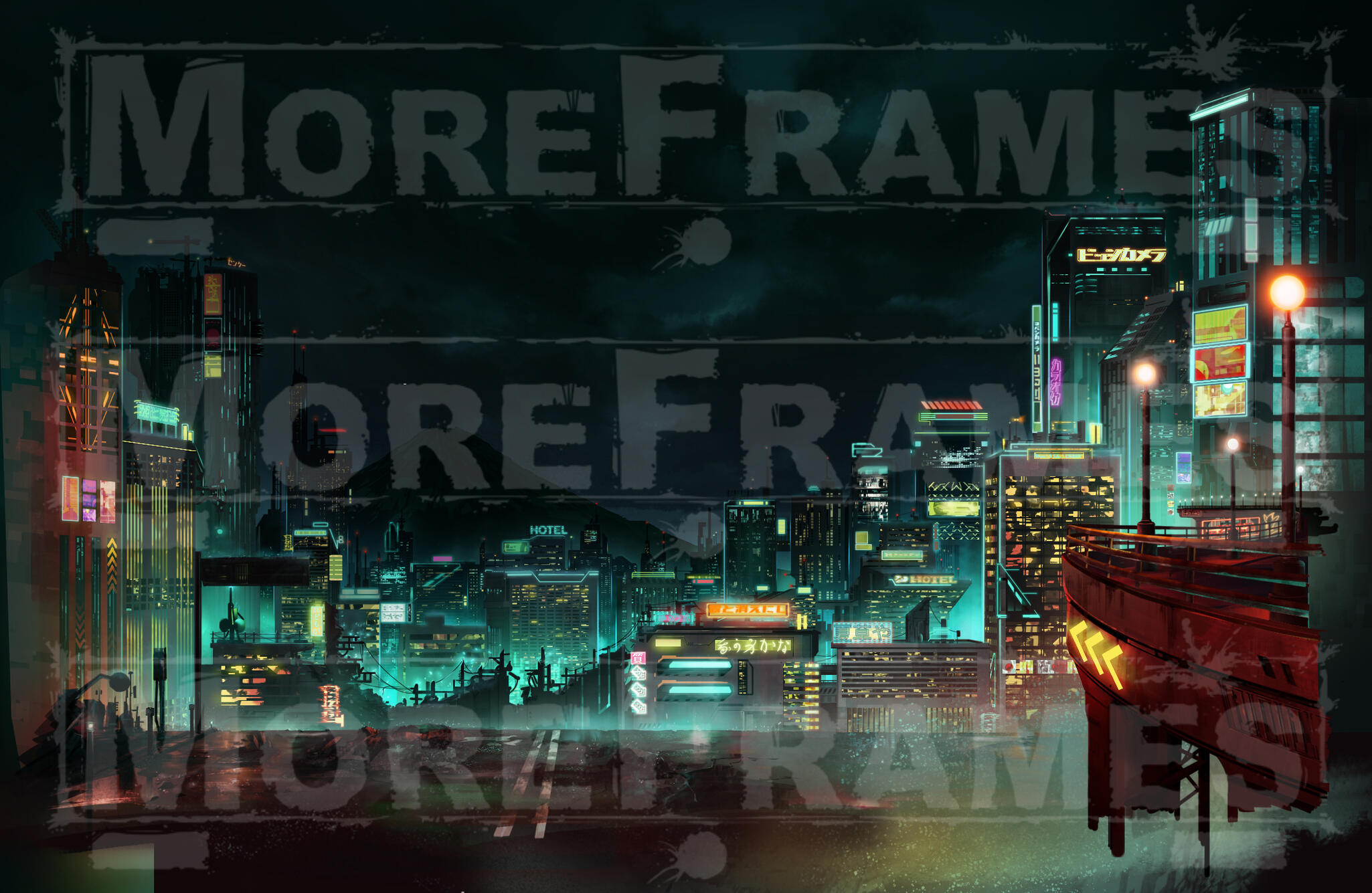 Illustration by MoreFrames Studio; Building Sign assets by myself