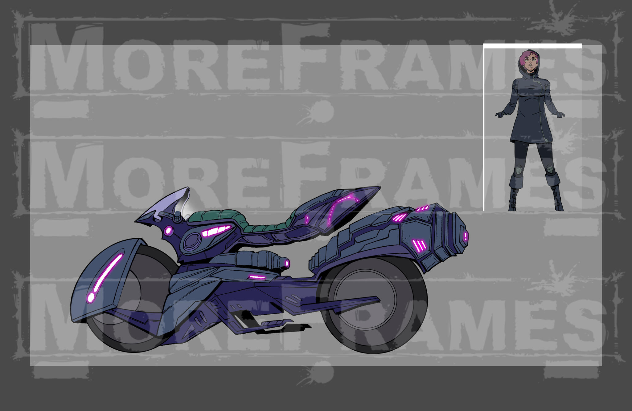 Illustration by MoreFrames Studio; Lineart/Cleanup + Coloring by myself